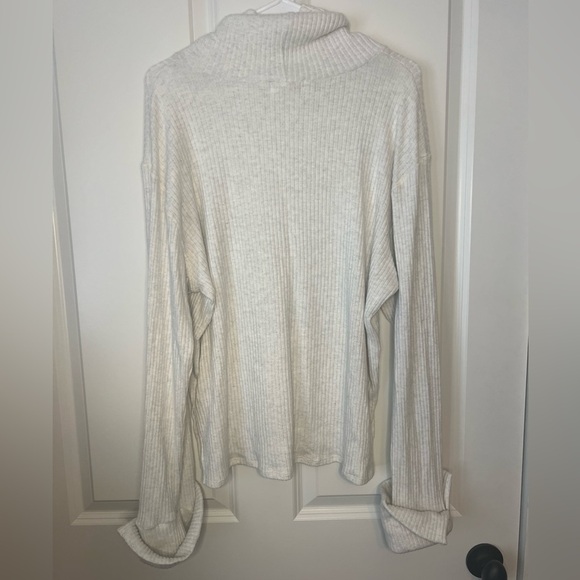 Treasure & Bond Cream Cowl Neck Sweater - Picture 8 of 8